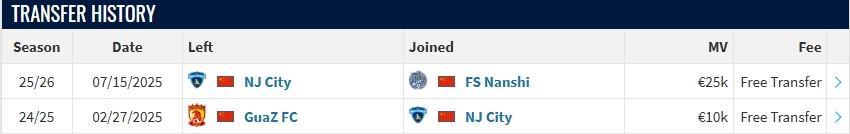 开云体育官网-德转：南京城市球员韩昆达加盟佛山南狮