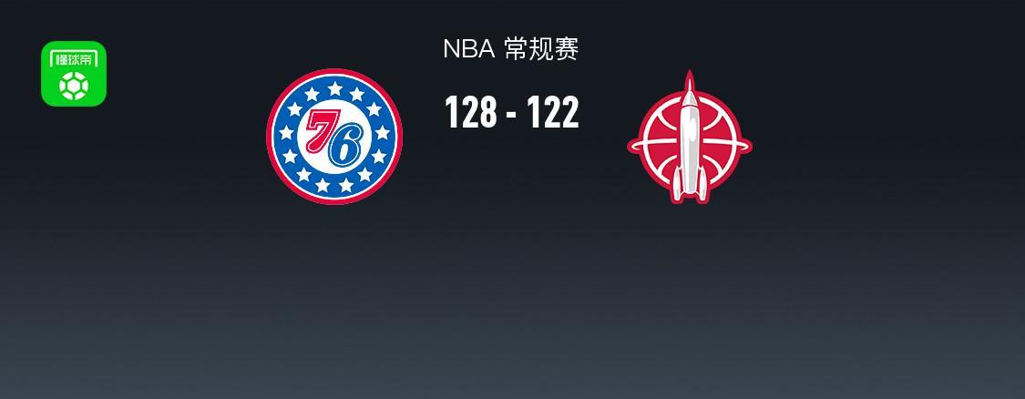开云体育登录-NBA战报：76人加时128-122火箭，杜兰特空砍36分
